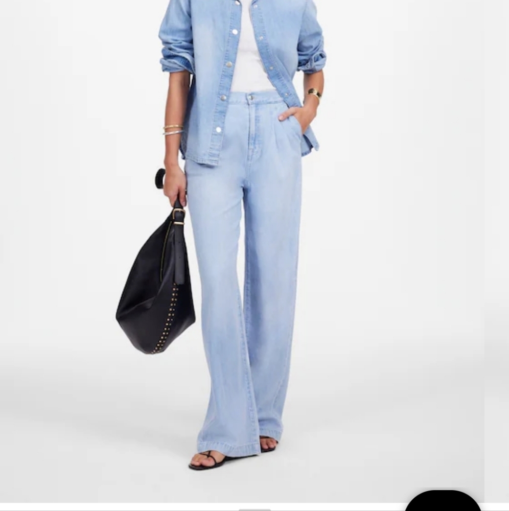 Madewell The Harlow Wide-Leg Trouser Jean